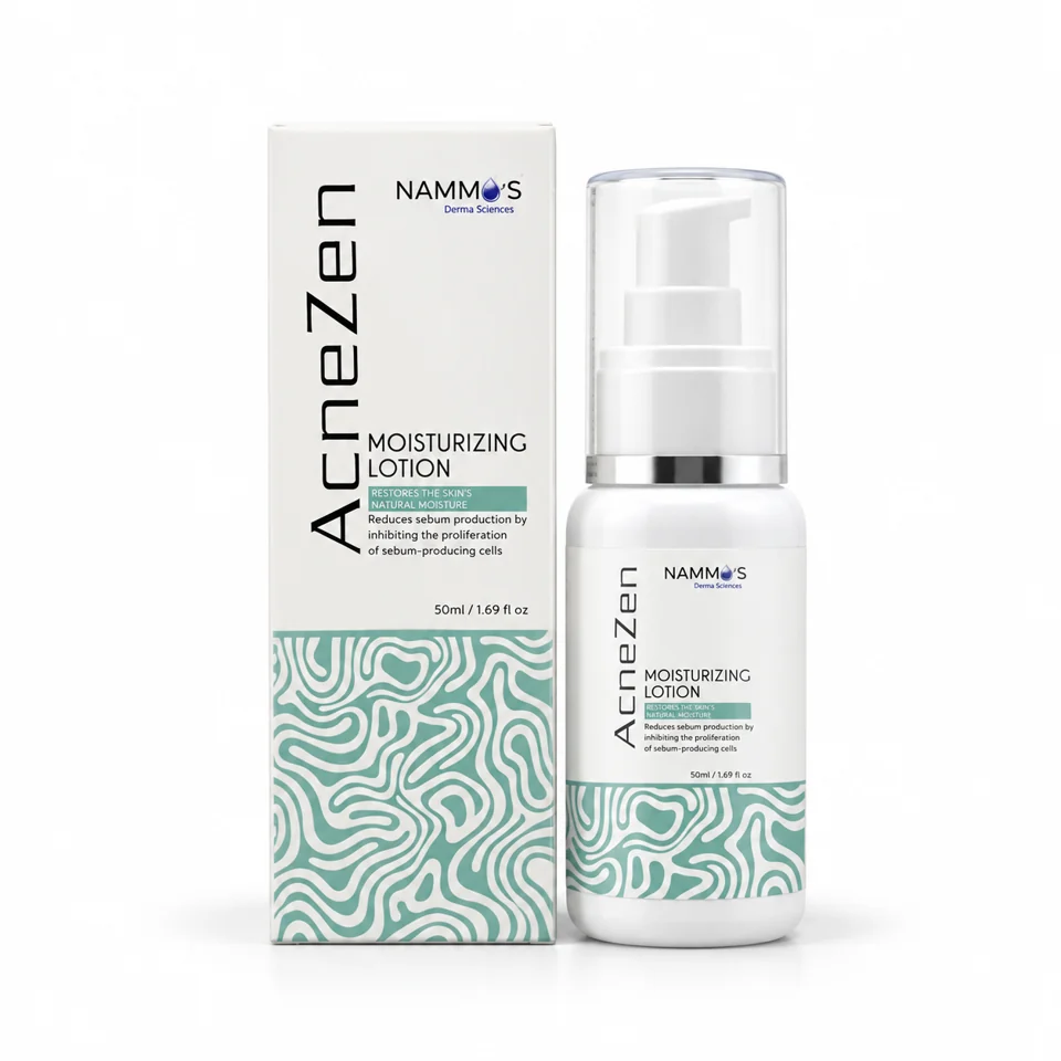 Acnezen Moisturizing Lotion product and packaging