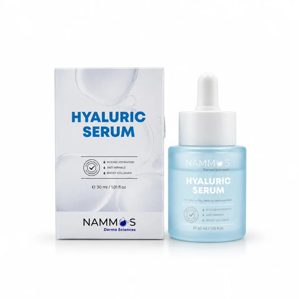 Hyaluric Serum product and packaging
